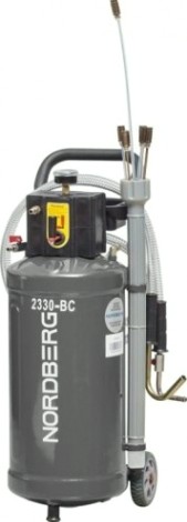 Маслосборная установка NORDBERG 2330G пневматическая, 30 л (серая) [ЦБ-0007744]