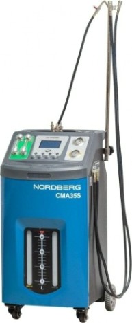 Маслосборная установка NORDBERG CMA35S для промывки и замены масла в акпп (синяя) [ЦБ-00007356]