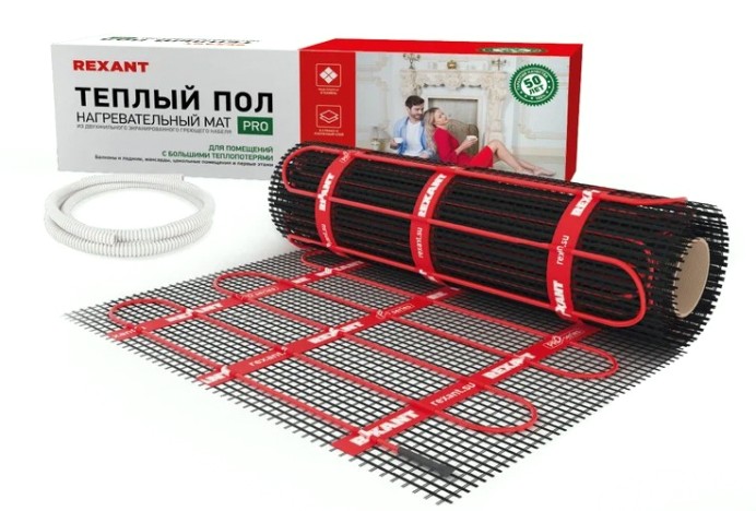 Мат нагревательный REXANT 51-0011 PRO RNX -1,5-330 двухжильный с экраном