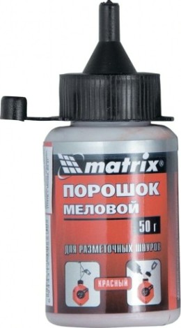 Мел для отбивки MATRIX 84857 50 гр., красный