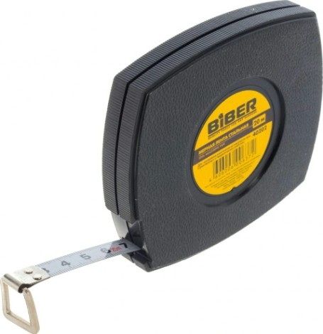 Мерная лента Biber 40 202 стальная 20м [тов-049308]
