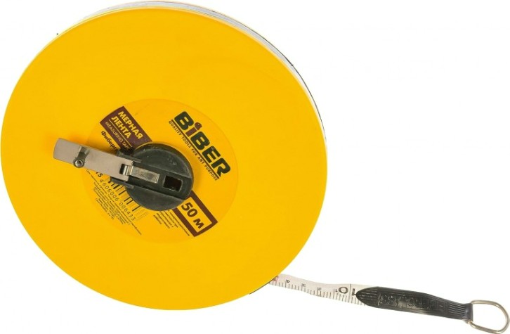 Мерная лента Biber 40 215 фиберглассовая 50м [тов-049314]