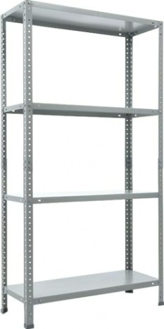Металлический стеллаж ПРАКТИК ES150KD/75x30/4 серый [S24099033402]