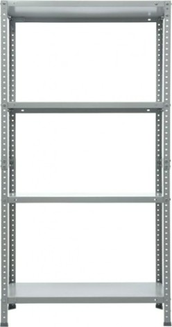 Металлический стеллаж ПРАКТИК ES150KD/75x30/4 серый [S24099033402]