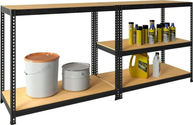 Металлический стеллаж ПРАКТИК SBL 180KD/90x40/5 [S24499373309]