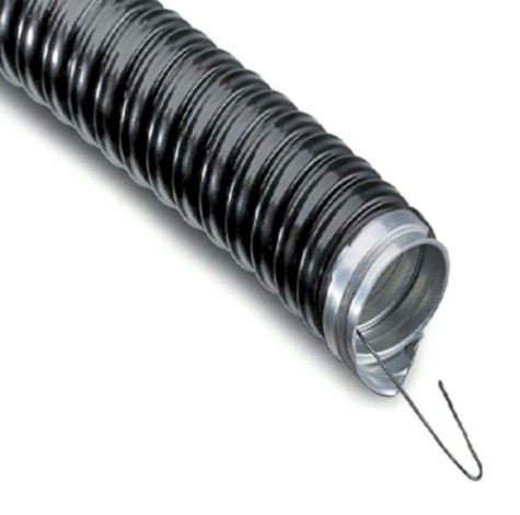 Металлорукав REXANT 28-0120-50 в ПВХ изоляции МРПИнг-20 с зондом (бухта 50 м/уп)