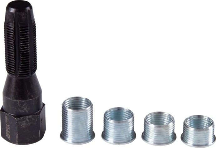 Метчик для восстановления свечной резьбы Affix набор ремонтных вставок 5 пред. [AF10312005]