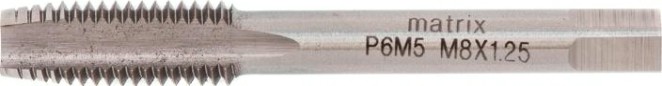Метчик ручной MATRIX М 8 х 1,25 мм, Р6М5 76677 [76677]