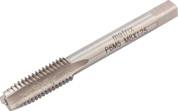 Метчик ручной MATRIX М 8 х 1,25 мм, Р6М5 76677 [76677]
