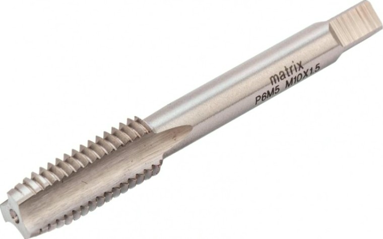 Метчик ручной MATRIX М10 х 1,5 мм, Р6М5 76692 [76692]