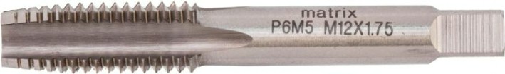 Метчик ручной MATRIX М12 х 1,75 мм, Р6М5 76696 [76696]