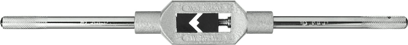 Метчикодержатель ЗУБР МАСТЕР м5-м20, №3, с регулируемыми вкладышами [28131-3_z01]