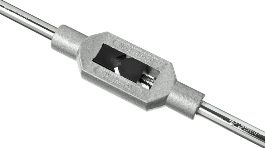 Метчикодержатель ЗУБР МАСТЕР м5-м20, №3, с регулируемыми вкладышами [28131-3_z01]