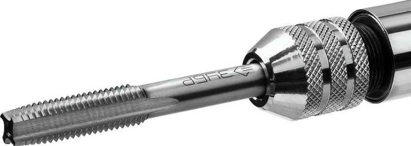 Метчикодержатель ЗУБР ПРОФЕССИОНАЛ m5- m12, с храповым механизмом и реверсом [28138-110_z01]