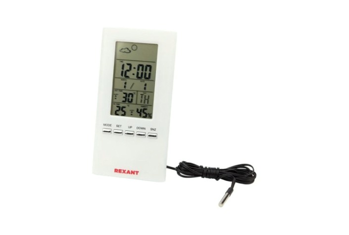 Метеостанция REXANT 70-0513 комнатно-уличная S3331SC с проводным