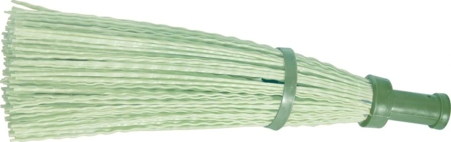 Метла полипропиленовая СИБРТЕХ круглая 190 х 380 мм, с фиксирующим ободом 63206 [63206]