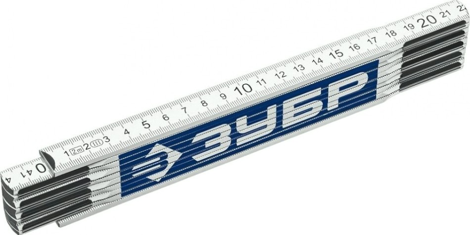 Метр складной ЗУБР деревянный 2м [3424-2_z02]