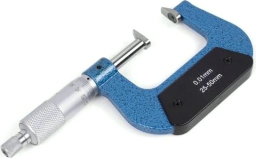 Микрометр ЧИЗ зубомерный МЗ-УС-50 0,01 с усеченными пяткой и винтом ЧИЗ [127257]