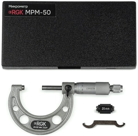 Микрометр RGK MРM-50 [757065]