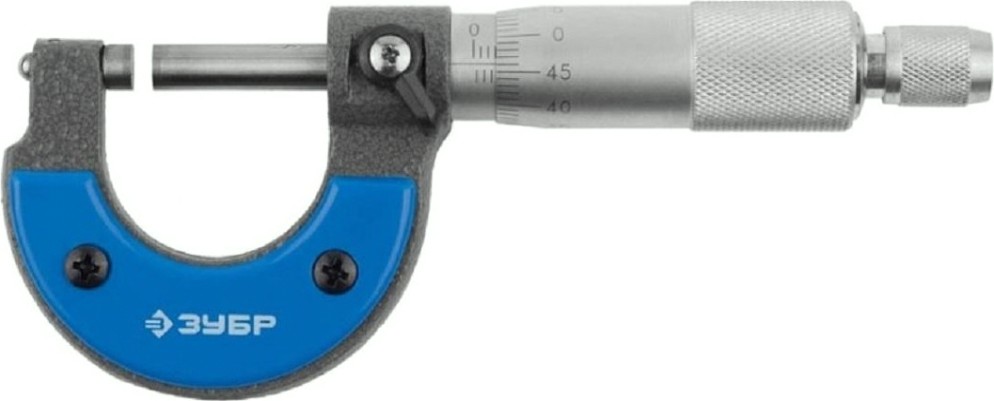 Микрометр ЗУБР "ЭКСПЕРТ" МК 0 - 25 0,01 [34480-25]