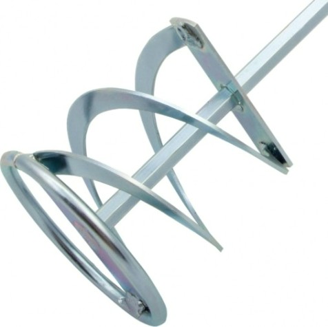 Миксер Denzel 848 447 80х400 мм,оцинкованный,шестигранный хвостовик 8 мм [848447]