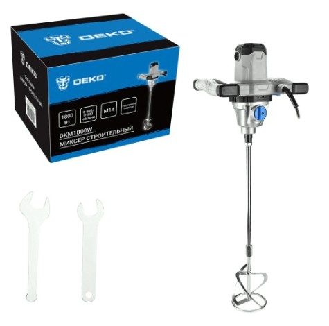 Миксер строительный сетевой DEKO DKM1800W [063-4990]
