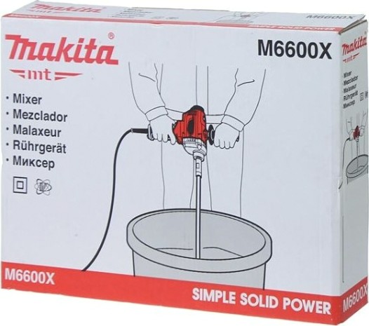 Миксер строительный сетевой MAKITA M6600X