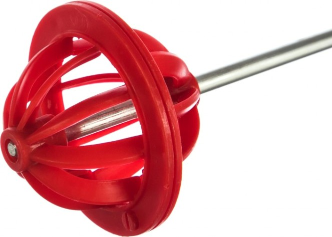 Миксер ЗУБР МАСТЕР глобус пластмассовый, для красок, 66х60х400мм [06006-66-40]