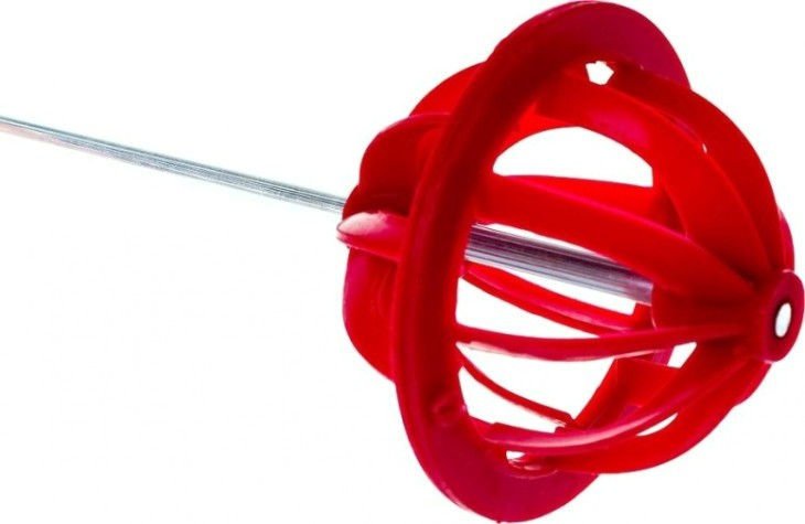 Миксер ЗУБР МАСТЕР глобус пластмассовый, для красок, 82х80х400мм [06006-82-40]