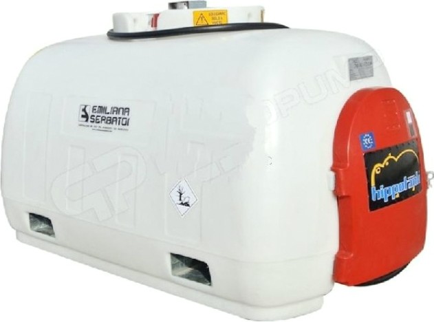 Мини АЗС PIUSI Hippotank 960 ДТ 12В - 40 л/мин, 5 м шланг, пистолет-автомат [HTK980AC12V]