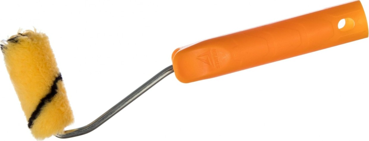 Мини-валик STAYER DUALON ПОЛИАКРИЛ малярный в сборе, ворс 7мм, бюгель 6мм, 15х70мм, m [03-05812-07]