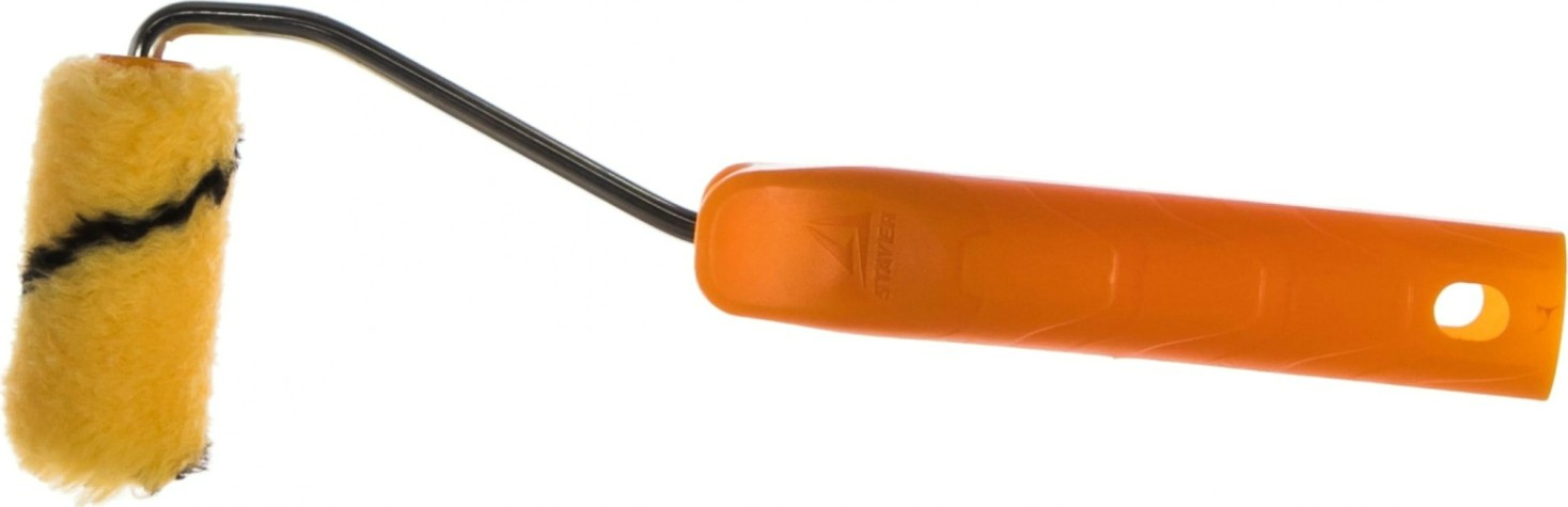 Мини-валик STAYER DUALON ПОЛИАКРИЛ малярный в сборе, ворс 7мм, бюгель 6мм, 15х70мм, m [03-05812-07]