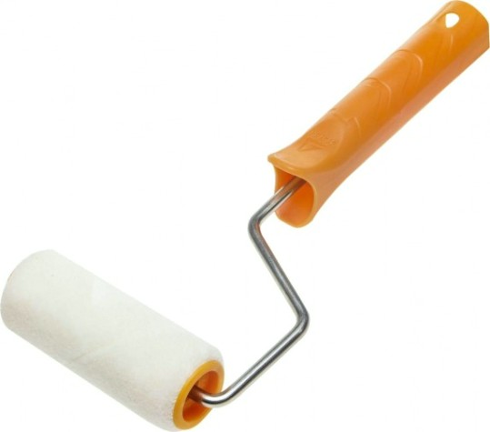 Мини-валик STAYER VELOUR малярный в сборе, ворс 4мм, бюгель 6мм, 15х70мм, m [03-0501-07_z01]