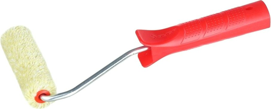 Мини-валик ЗУБР СИНТЕКС малярный в сборе, бюгель 6 мм, 15х100 мм, мастер [03504-10]