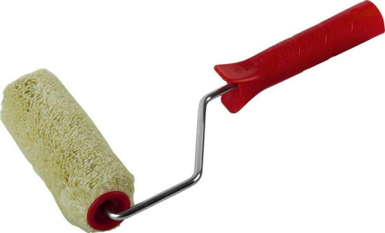 Мини-валик ЗУБР СИНТЕКС малярный в сборе, бюгель 6 мм, 30х150 мм, мастер [03503-15]