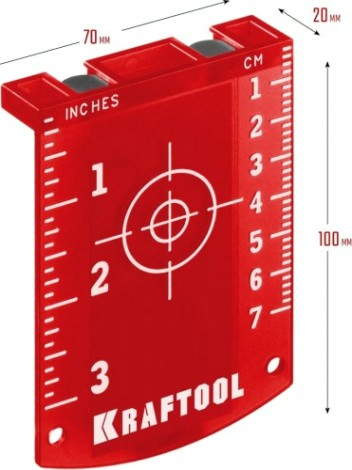 Мишень для лазерных приборов KRAFTOOL 34 725 [34725]