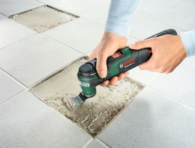 Многофункциональный инструмент аккумуляторный BOSCH AdvancedMulti18 [0603104021] 1х2,5Ач