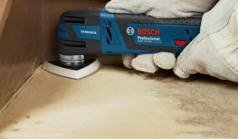 Многофункциональный инструмент аккумуляторный BOSCH GOP 12V-28 [06018B5020] 2х2,0Ач, кейс