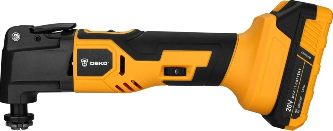 Многофункциональный инструмент аккумуляторный DEKO DKOT20 + набор предметов 38 шт [063-2052]