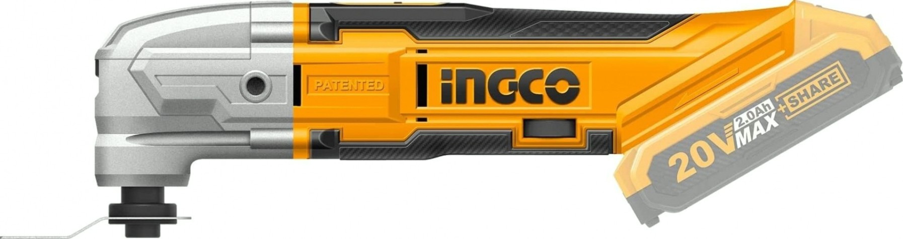 Многофункциональный инструмент аккумуляторный INGCO CMLI2001 Li-Ion 20B без АКБ и ЗУ