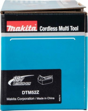 Многофункциональный инструмент аккумуляторный MAKITA DTM52Z 18в, без АКБ и ЗУ