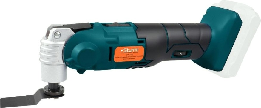 Многофункциональный инструмент аккумуляторный Sturm CMF1830 реноватор, без АКБ и ЗУ Многофункциональный инструмент аккумуляторный Sturm CMF1830 реноватор, без АКБ и ЗУ
