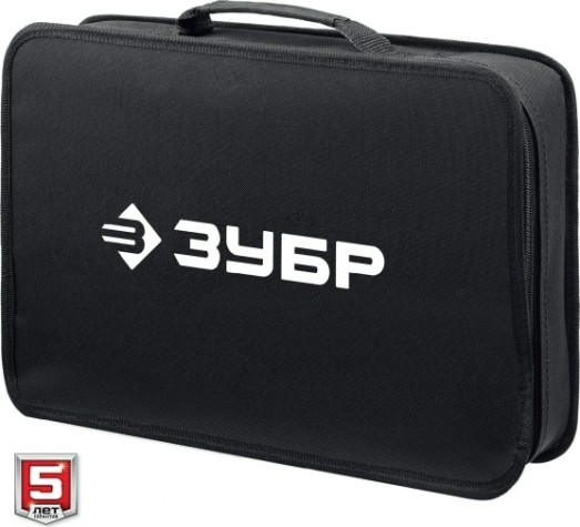 Многофункциональный инструмент аккумуляторный ЗУБР МФИ-18-21 набор насадок