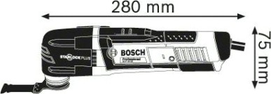Многофункциональный инструмент сетевой BOSCH GOP 30-28 [0601237001]
