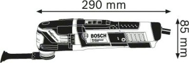 Многофункциональный инструмент сетевой BOSCH GOP 55-36 [0601231101] Кейс L-Boxx