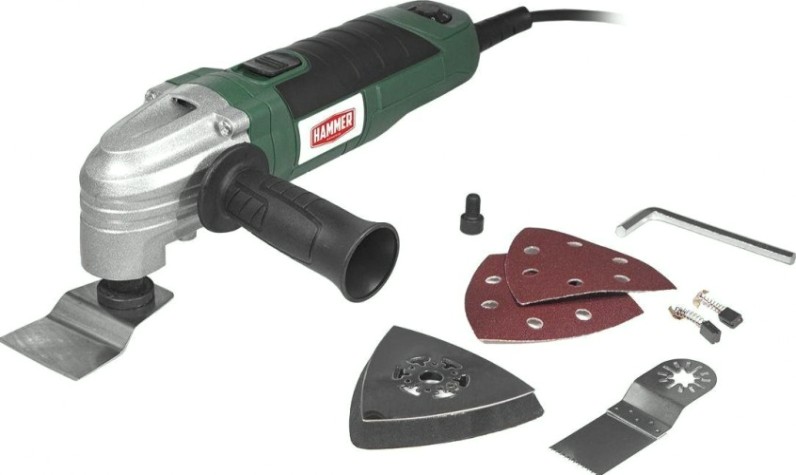 Многофункциональный инструмент сетевой Hammer LZK320 в кейсе + набор [216-034]