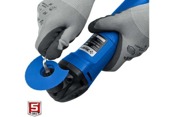 Многофункциональный инструмент сетевой ЗУБР МФИ-П550КН с набором насадок Профессионал [МФИ-П550 КН]