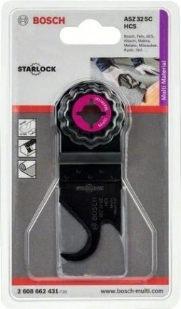 Многофункциональный нож BOSCH 24х11 мм HCS ASZ 32 SC [2608662431]