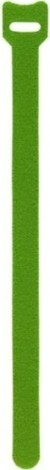 Многоразовый хомут–липучка REXANT 230х13 мм, зеленый (упак. 12 шт.) [07-7213]
