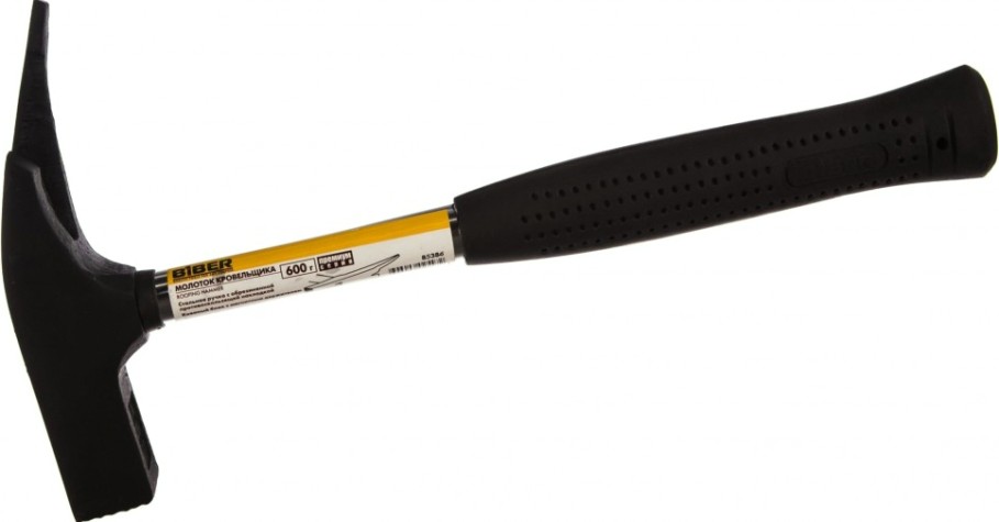 Молоток Biber Премиум 85386 кровельщика, кованый, магн. держатель 600г [тов-080757]